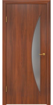 Дверь ламинированная 5С (итальянский орех, сатинат)