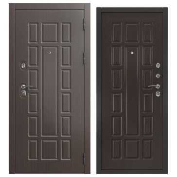 Входная дверь для квартиры  ALFA-124/124 (венге / венге)