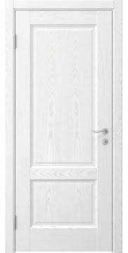 Межкомнатная дверь с филенками, FK002 (шпон ясень белый)
