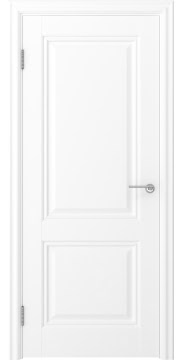 Межкомнатная дверь, FK010 (экошпон белый, глухая)