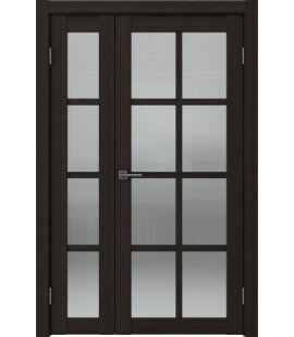 Полуторная дверь FK028 (экошпон венге FL, сатинат)