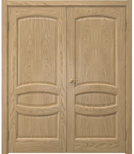 Распашная двустворчатая дверь FK030 (шпон натурального дуба, глухая) — 15137
