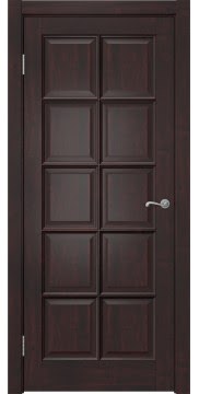 Межкомнатная дверь, FM003 (массив сосны «венге», глухая)