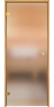 Дверь для бани и сауны, GB001 (стекло прозрачное матовое)