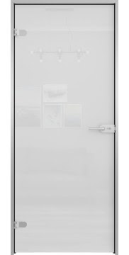 Межкомнатная стеклянная дверь GD008 (триплекс белый)