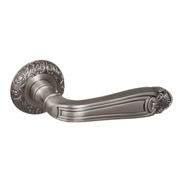 Дверная ручка LOUVRE-SM-AS-3 (ЦАМ, античное серебро)