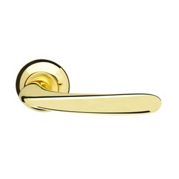 Дверная ручка PAVA-LD42-1GPSG-5 (ЦАМ, золото – матовое золото)