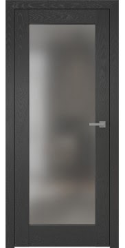 Межкомнатная дверь RL001 (шпон ясень черный, сатинат) — 2521