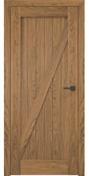 Межкомнатная дверь, RL001 (шпон дуб античный с патиной, глухая)