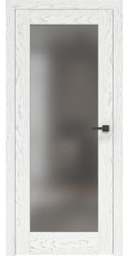 Дверь, RL001 (шпон ясень белый с патиной, остекленная)