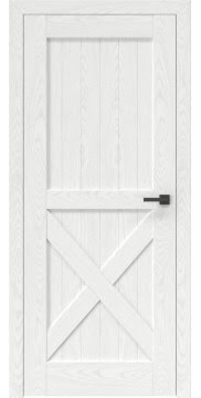 Межкомнатная дверь RL003 (шпон ясень белый, неостекленная) — 2574
