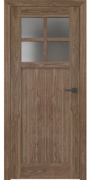 Дверь межкомнатная, RL004 (шпон американский орех, остекленная)