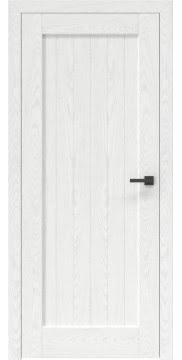 Дверь в стиле кантри, каркас из массива сосны, 700x2000, RL004 (шпон ясень белый)