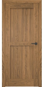 Дверь межкомнатная, RL005 (шпон дуб античный с патиной)