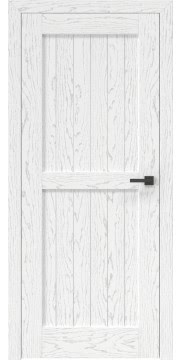 Межкомнатная дверь, RL005 (шпон ясень белый с патиной, глухая)