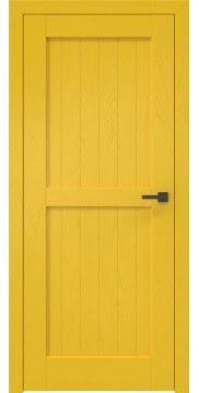 Межкомнатная дверь RL005 (шпон ясень RAL 1032) — 2607