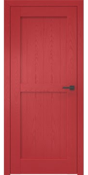 Межкомнатная дверь RL005 (шпон ясень RAL 3001) — 2609