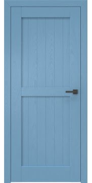 Межкомнатная дверь RL005 (шпон ясень RAL 5024, глухая) — 2611