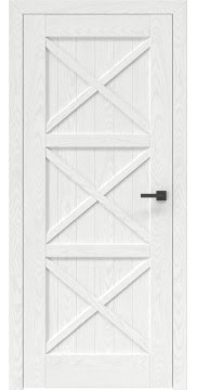 Межкомнатная дверь RL006 (шпон ясень белый, глухая) — 2637