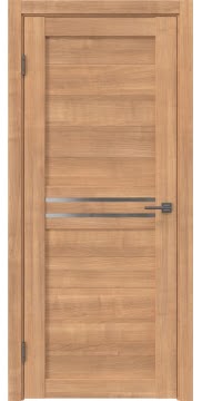 Межкомнатная дверь RM008 (экошпон «миндаль» / матовое стекло) — 0090