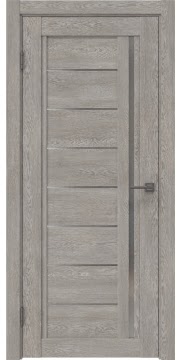 Межкомнатная дверь RM009 (экошпон «дымчатый дуб» / матовое стекло) — 0104