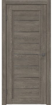 Межкомнатная дверь RM016 (экошпон «серый дуб» / стекло графит) — 0205