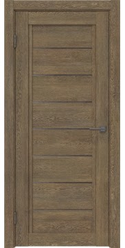 Межкомнатная дверь RM016 (экошпон «дуб антик» / стекло графит) — 0199