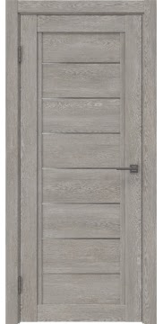 Межкомнатная дверь RM016 (экошпон «дымчатый дуб» / матовое стекло) — 0209
