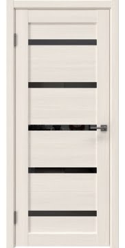 Межкомнатная дверь RM020 (экошпон лиственница беленая, лакобель черный) — 6410