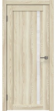 Межкомнатная дверь RM022 (экошпон «клен экрю» / лакобель белый) — 0563