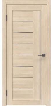 Межкомнатная дверь, RM025 (экошпон капучино мелинга, матовое стекло)