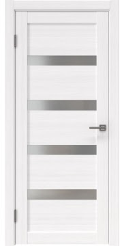 Межкомнатная дверь RM027 (экошпон «белый FL‎», матовое стекло)