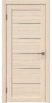 Дверь межкомнатная, RM028 (экошпон беленый дуб FL, матовое стекло)
