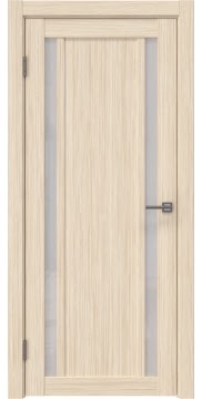 Межкомнатная дверь, RM031 (экошпон беленый дуб FL, лакобель белый)