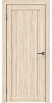 Межкомнатная дверь, RM031 (экошпон беленый дуб FL, глухая)