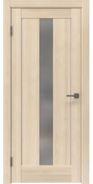 Межкомнатная дверь, RM043 (экошпон капучино мелинга, со стеклом)