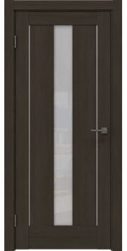 Дверь межкомнатная, RM043 (экошпон мокко, лакобель белый)
