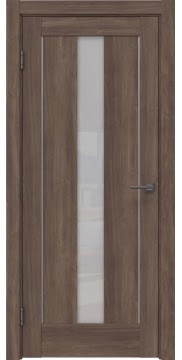 Межкомнатная дверь RM043 (экошпон «античный орех» / лакобель белый) — 0967