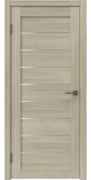 Межкомнатная дверь RM056 (экошпон «дуб дымчатый», матовое стекло) — 9513