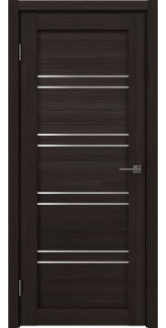 Дверь RM057 (орех темный рифленый, матовое стекло)