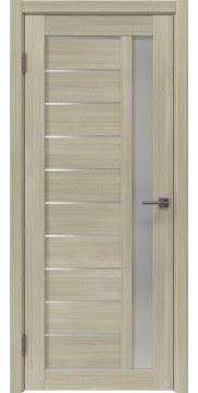 Межкомнатная дверь, RM058 (дуб дымчатый, остекленная)