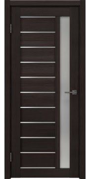 Дверь RM058 (орех темный, матовое стекло)