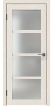 Дверь RM059 (лиственница беленая, матовое стекло)