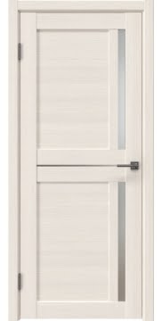 Дверь RM063 (экошпон лиственница беленая, со стеклом)