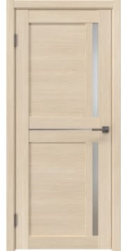 Межкомнатная дверь RM063 (экошпон лиственница кремовая, со стеклом)