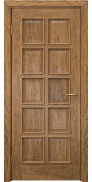 Межкомнатная дверь SK017 (шпон дуб античный с патиной) — 6038