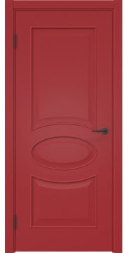 Межкомнатная дверь с филенками, SK020 (эмаль RAL 3001)