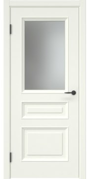 Межкомнатная дверь SK001 (эмаль RAL 9010, матовое стекло) — 5004