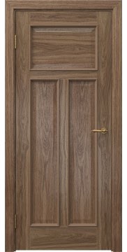 Межкомнатная дверь SL001 (шпон американский орех) — 6076