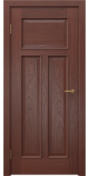 Межкомнатная дверь SL001 (шпон красное дерево) — 6073